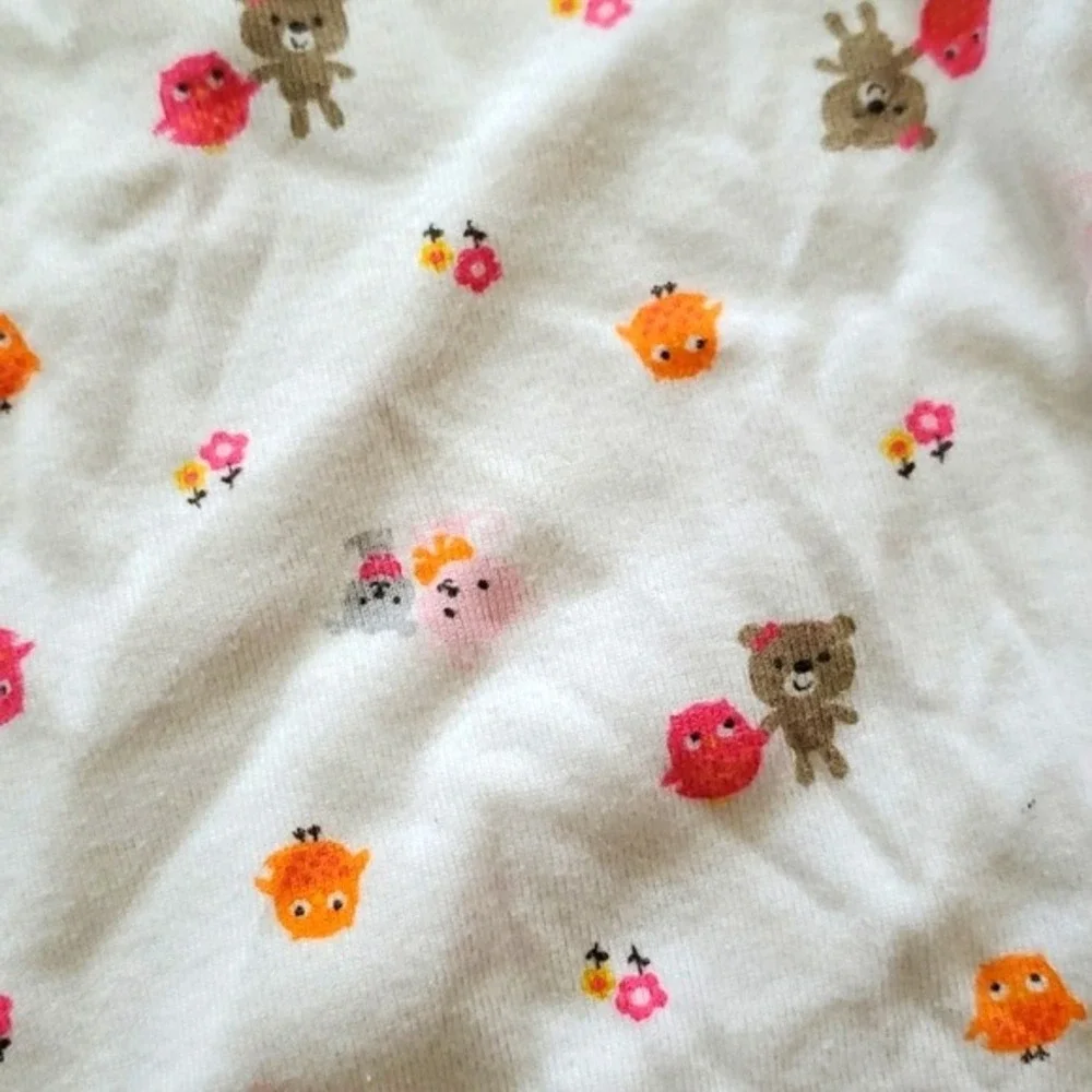 Carters Girls 3 Piece Bear Set- Bear‎ footies, 2 onesies - Picture 5 of 10